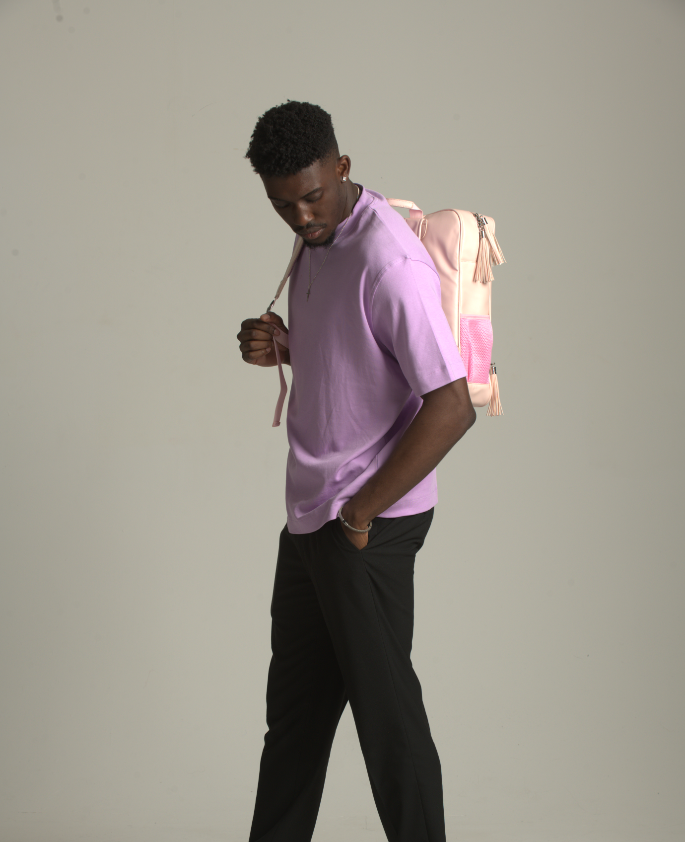 Nude-Pink Backpack