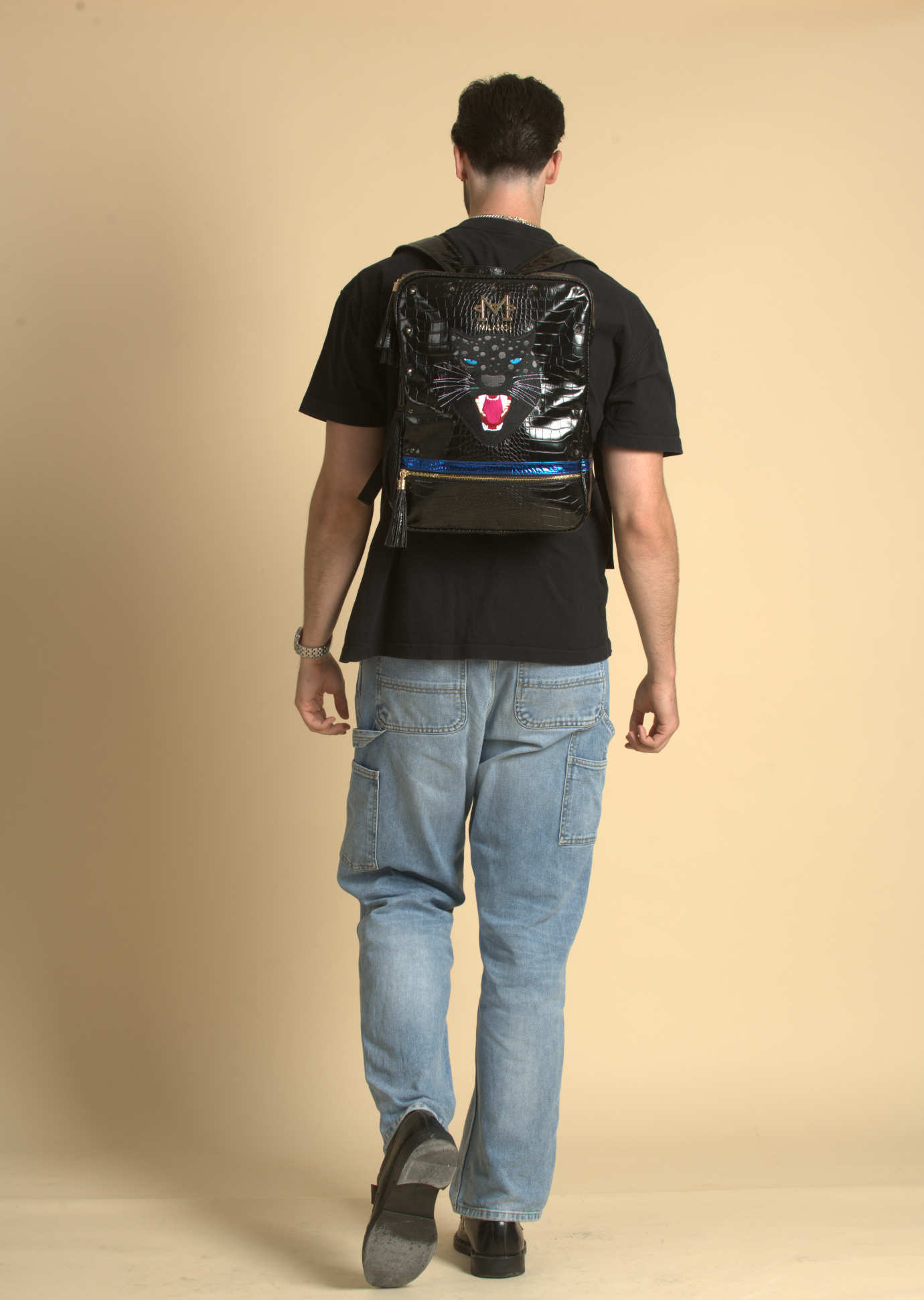 Men's Black Backpack
