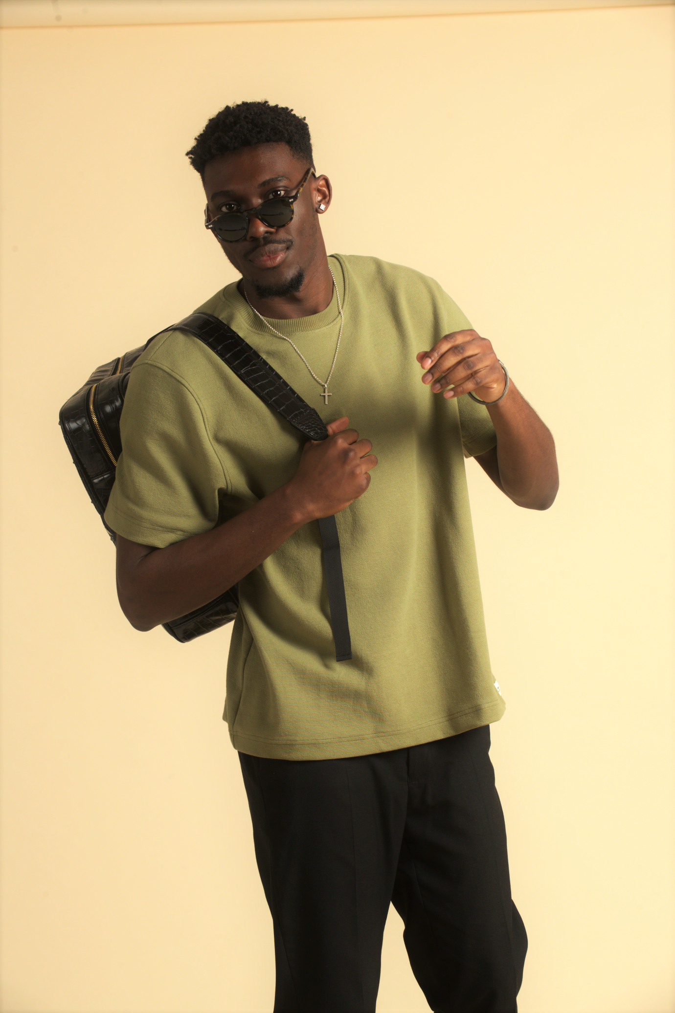 Men's Black Backpack